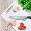 Plastic Thick Chopping/Cutting Board, Juice Grooves, Non-Porous, Handled, Non-Slip, Best