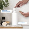 Ceramic Soap Dispenser 8.5oz Liquid Ceramic Soap Pump Dispenser for