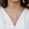 Inspired Silver - Boxer Face - Silver Necklace for Women