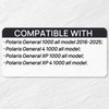 EZAPEX Bed Mat Liner Compatible with Polaris General 1000/4 1000/XP