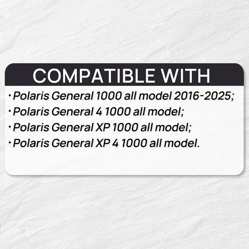 EZAPEX Bed Mat Liner Compatible with Polaris General 1000/4 1000/XP