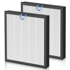 Vital 100S Replacement Filter for LEVOIT Vital 100S and Vital 100S-P Air Purifier, H13 True HEPA and High-Efficiency Activated Carbon Filter, Vital 100S-RF, LRF-V102-WUS