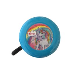 Unicorn Paradise Bicycle Bell, Pink or Blue (Blue)
