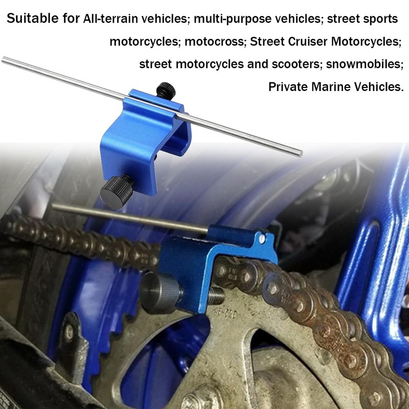 Bittwee Motorcycle Chain Alignment Tool, 08-0048 Quick Accurate Professional Alignment