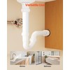 VEVOR P-Trap, 1-1/2 Inch P Trap Sink Drain Pipe Kit