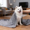 2 Pack Dog Towels for Drying Dogs, Microfibre Super Absorbent