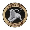 Arctic Circle Polar Bear Patch 3.5" Embroidered Iron-on/Sew-on Decorative Embroidery