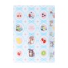 Sunstar Stationery Sanrio Character Clear File, 5 Pockets, Mofusand x
