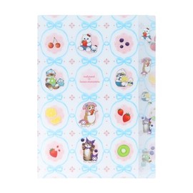 Sunstar Stationery Sanrio Character Clear File, 5 Pockets, Mofusand x Sanrio Ribbon S2139685