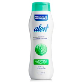 ALERT - Shampoo Control Caspa. Con aloe vera para un cuero cabelludo sensible. Botella con 700ml.