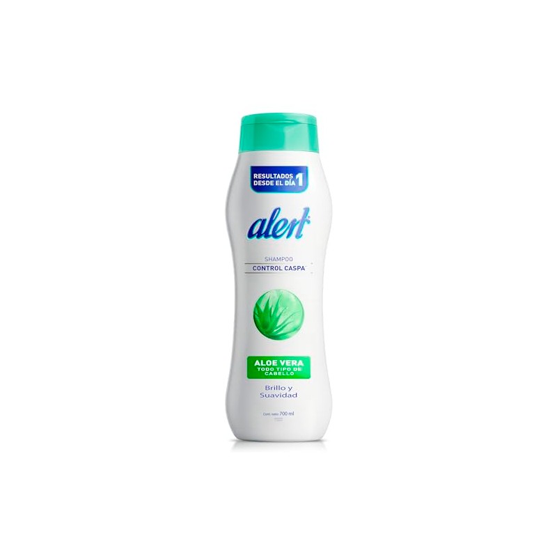 ALERT - Shampoo Control Caspa. Con aloe vera para un