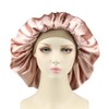 Alnorm Long Satin Bonnet Sleep Cap - Double Layer Soft