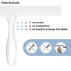 Shower Squeegee for Glass Doors, 11-Inch Silicone Squeegee with Non-Slip