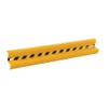 Vestil GR-H2R-BO-4-YL Steel Straight Guard Rail 48 In. Length Yellow