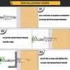 30 Pack Plasterboard Fixings Raw Plugs and Screws 3 Pointed