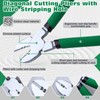 INJOYTEC 6 Inch Nipper, Hobby Nipper, with Wire Stripper Function,