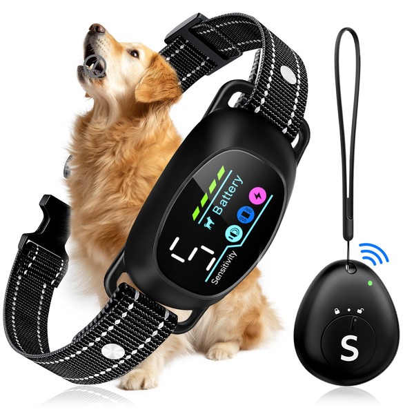 Anti Bark Collar for Dogs 8-150 lbs for Large, 5