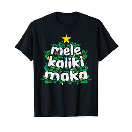 Mele Kalikimaka Merry Hawaiian Christmas Hawaiian Aloha Gift T-Shirt