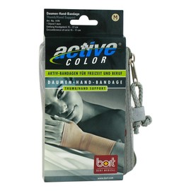 Bort ActiveColor 1470 Medium Skin Wrist Thumb Brace for Right and Left Or Right (Medium, Beige