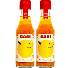 Cabi Sweet Yuzu Vinaigrette (Pack of 2) – Aromatic Japanese Rice Vinegar Condiment – Artisanal Koji Fermented Umami Vegan Salad Dressing – Japanese Dressing for Seafood, Sushi Seasoning & More