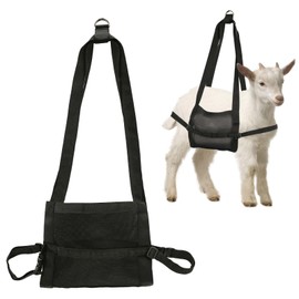Calf Sling for Weighing Newborn Animals, Lamb Weight Sling with Adjustable Straps & Buckle Nylon Hanging Scale Livestock Sling for Baby Goat Hoof Trimming Dog Grooming