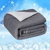 HOMFINE Cooling Comforter Japanese Double-Sided Cold Tech Fabric Cooling Blanket