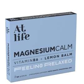 At Life Magnesium Calm Vitamin B6 & Lemon Balm, 60 Tabs