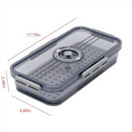 CXYNDFA Deli Meat Container for Fridge - Airtight Lunchmeat Storage with Date Marker & Drip Tray, Leakproof Home Storage Container for Cold Cuts and Cheese