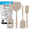 New DI ORO Silicone Turner Spatula Set - Kitchen Spatulas