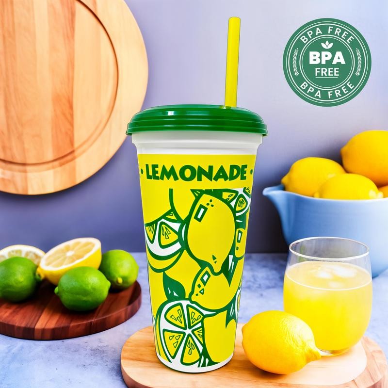 10 Made in America 16-32oz Reusable Lemonade Souvenir Cups with