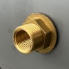 SIGURANTA Brass Bulkhead Fitting - 3/4 Inch GHT Male &