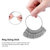 MUNEFE Metal Ring Measurement Tool, Ring Sizer Mandrel Set, Ring