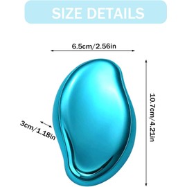 Yungeln Nano Hair Remover Stone Women's Crystal Hair Remover without Shaving Nano Epilator for Women Men Reusable for Back Arms Legs Faster and Easier