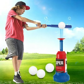 Sports Baseball Training Mini Tee Ball Popper, Hitting Tee for Perfect Swings, Batting Machine for Practicing Hitting Without a Pitcher