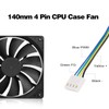 140mm Case Fan High Performance Standard Square PC Case Fan