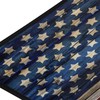 Naanle 4th of July Kitchen Floor Mat Wooden American Flag