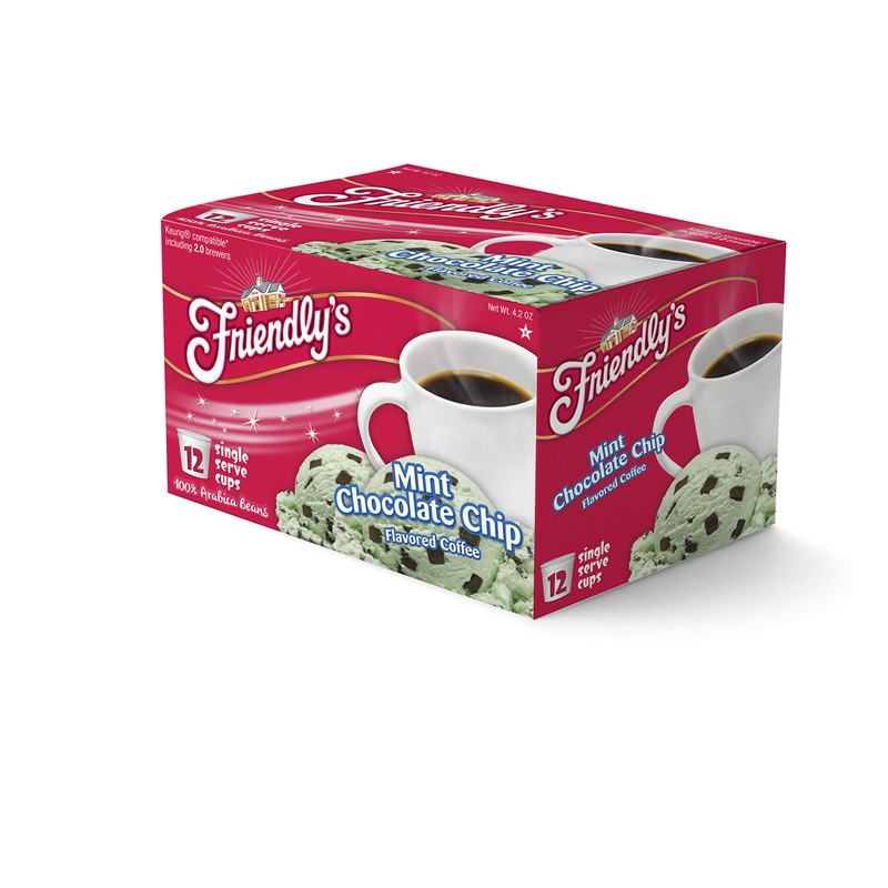 friendly's Flavored Ice Cream Coffee Pods, Compatible with Keurig K
