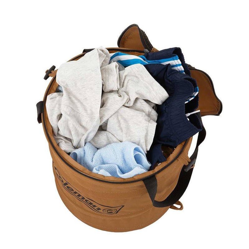 Coleman Pop-Up Box Outdoor Camping Trash Can Touch-Open Compact Storage
