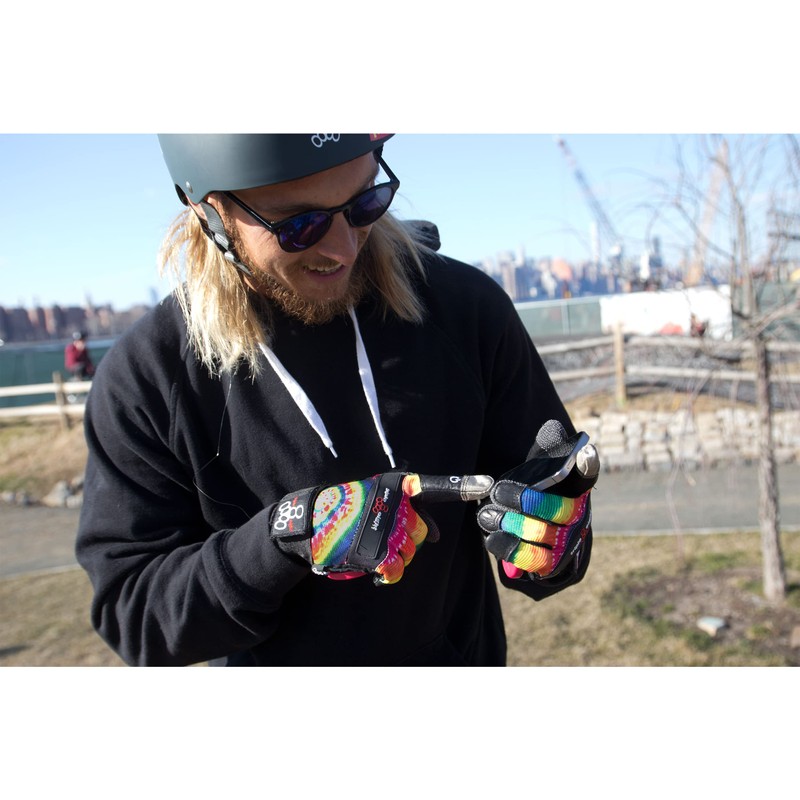 Triple Eight Downhill Longboard Slide Glove for Downhill Skateboarding (1-Pair),