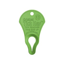 The Original Tick Key -Tick Removal Device - Portable, Safe and Highly Effective Tick Removal Tool (Light Green)