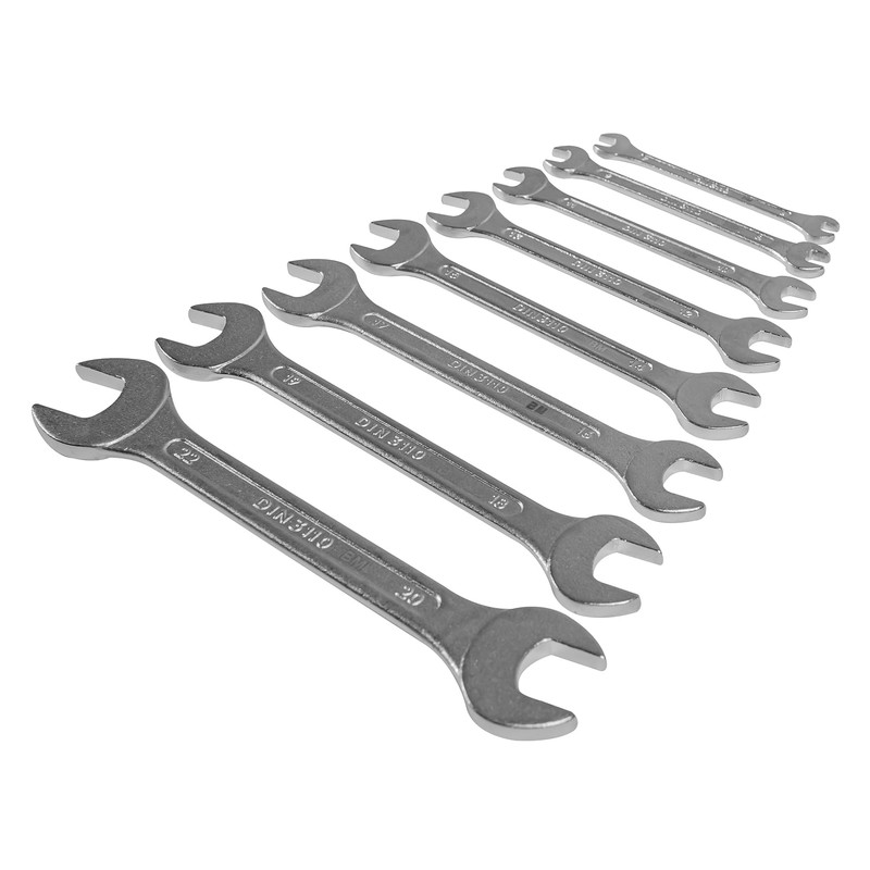 Brueder Mannesmann Werkzeuge M 110-08 Gabelschlüsselsatz 8-teilig