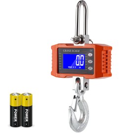 CGOLDENWALL Digital Crane Scale 2200lb Hanging Scale with Switchable kg/lb Display - ideal for Farms, Hunting and Livestock