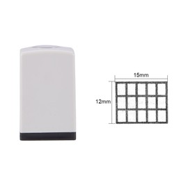 WANDIC 1ピースギターコードスタンプブラックインク3フレットウクレレ5フレットDIYミニラバースタンプホワイト