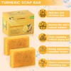 DONTGRACE Kojic Acid Soap,Lemon Turmeric Soap Bar with Vitamin C