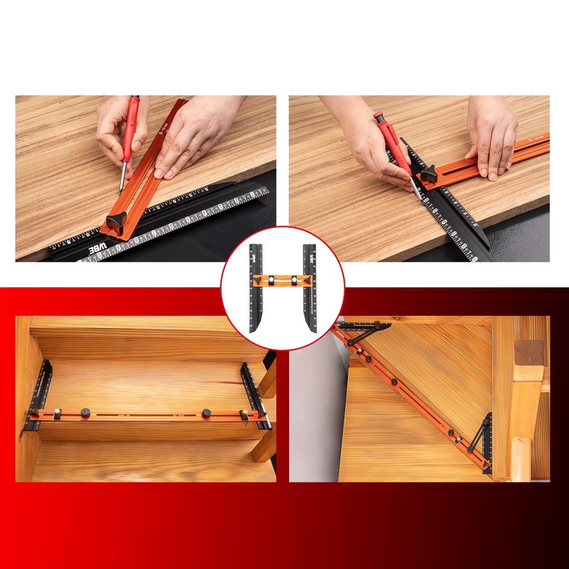 Stair Tread Template Tool - Upgrade Stair Tread Tool Jig,