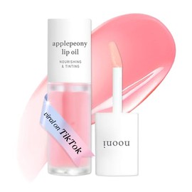 NOONI - Aceite de labios coreano - Applepeony | Tinte de labios, duradero, hidratante, voluminizador, revitalizante