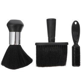 Hemoton 3 Piezas Plumero De Barbería Cepillo De Limpieza Del Cabello Para Cuello Y Orejas Cepillo Para Corte De Pelo Ligero Tamaño 5.51 X 2.36 X 1.96 in