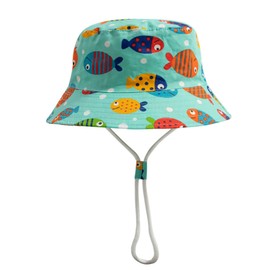 HIFOT Baby Sun Hat Dinosaur Children's Sun Hat Baby UV Protection 50 Sun Hat Boy Summer Hat Beach Breathable Summer Hat Kids Baby Hat