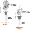 2pcs Universal Gasoline Faucet M10 Gasoline Switch Fuel Tank Shut