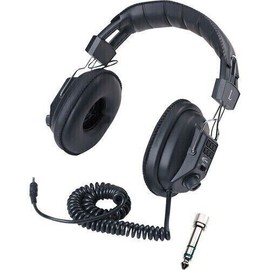 Califone 3068AV Switchable Stereo Mono Corded Headphones 3.5 mm & 1/4" Adapter